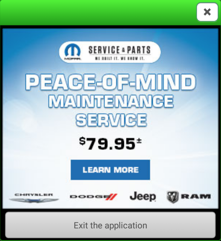 peace of mind sign